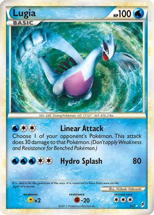 Lugia (Shiny)  - Holofoil Call of Legends - Shiny Holo Rare