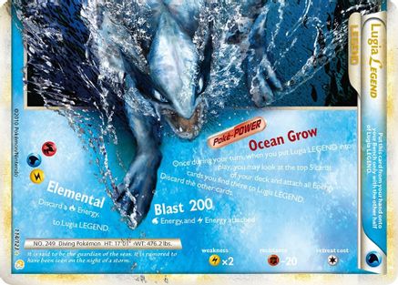 Lugia Legend (Bottom)  - Holofoil HeartGold SoulSilver - Ultra Rare