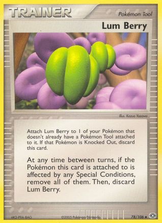 Lum Berry  - Reverse Holofoil Emerald - Uncommon