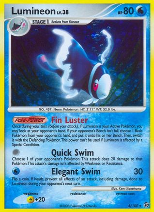 Lumineon  - Reverse Holofoil Stormfront - Holo Rare