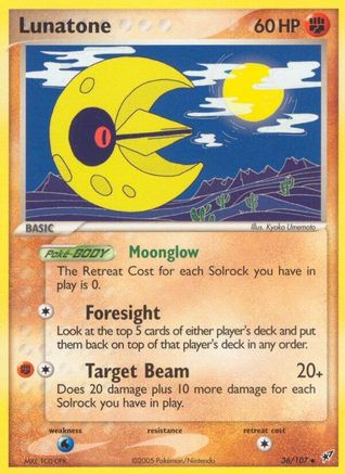 Lunatone  Deoxys - Uncommon