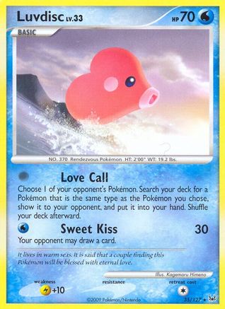 Luvdisc  - Reverse Holofoil Platinum - Rare
