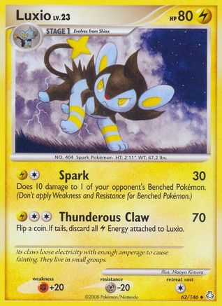 Luxio  - Reverse Holofoil Legends Awakened - Uncommon