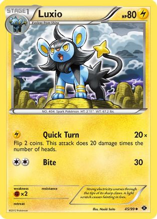 Luxio (45)  Next Destinies - Uncommon