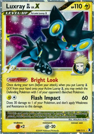 Luxray GL Lv.X  - Holofoil Rising Rivals - Ultra Rare