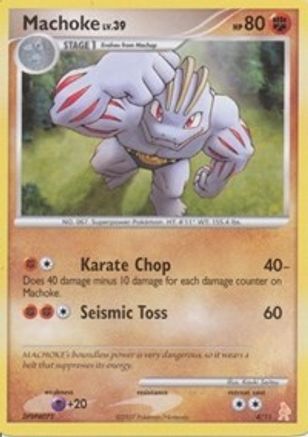 Machoke  DP Trainer Kit Manaphy & Lucario - Common