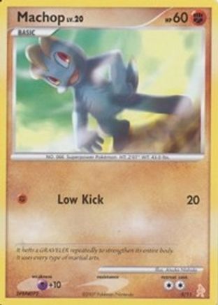 Machop  DP Trainer Kit Manaphy & Lucario - Common