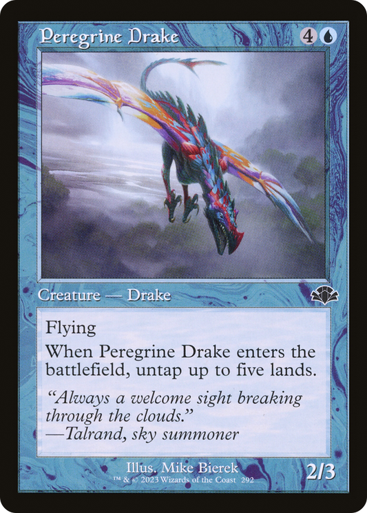 Peregrine Drake (Retro Frame) (DMR-292) - Dominaria Remastered