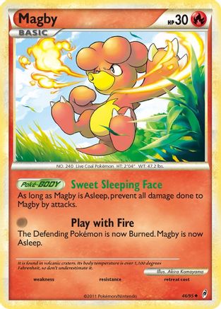 Magby  - Reverse Holofoil Call of Legends - Uncommon