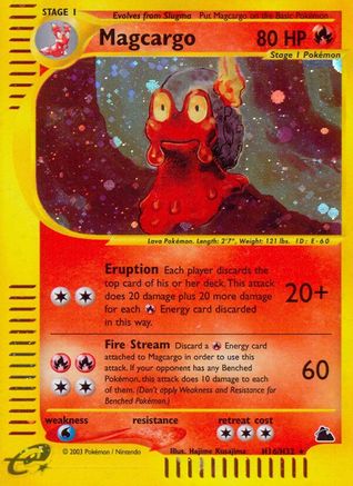 Magcargo (H16)  - Holofoil Skyridge - Holo Rare