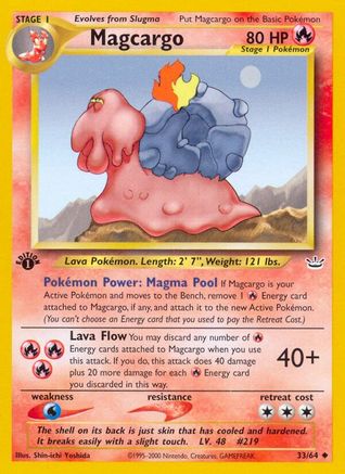 Magcargo 033  - Unlimited Neo Revelation - Uncommon