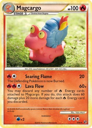 Magcargo  - Reverse Holofoil Undaunted - Holo Rare