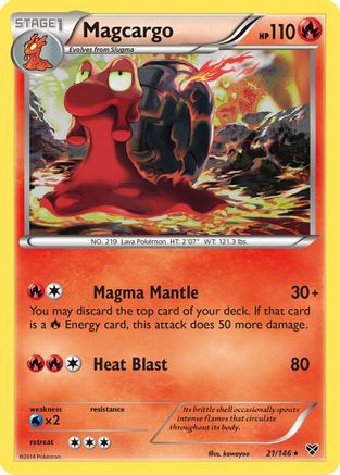 Magcargo  - Reverse Holofoil XY Base Set - Rare