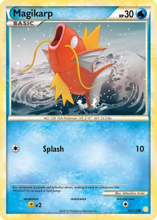 Magikarp  - Reverse Holofoil HeartGold SoulSilver - Common