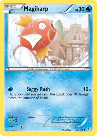 Magikarp 023  - Reverse Holofoil Dragons Exalted - Common