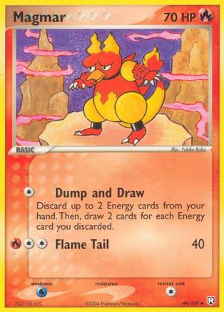 Magmar  - Reverse Holofoil Team Rocket Returns - Uncommon