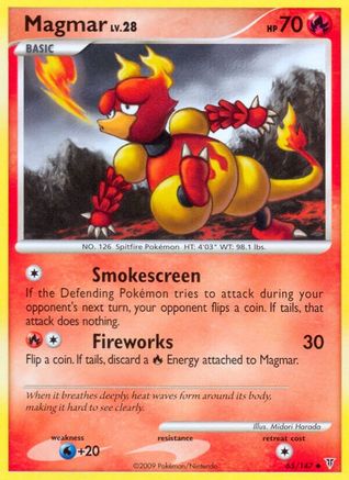 Magmar  Supreme Victors - Uncommon