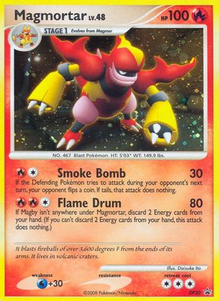 Magmortar - DP20  - Holofoil Diamond and Pearl Promos - Promo