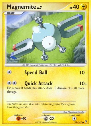 Magnemite  - Reverse Holofoil Supreme Victors - Common