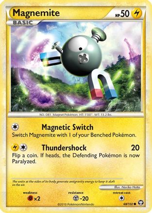 Magnemite 068  - Reverse Holofoil Triumphant - Common
