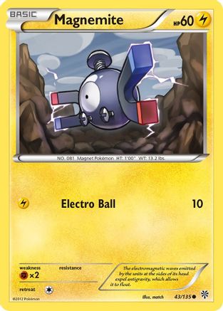 Magnemite (43)  Plasma Storm - Common