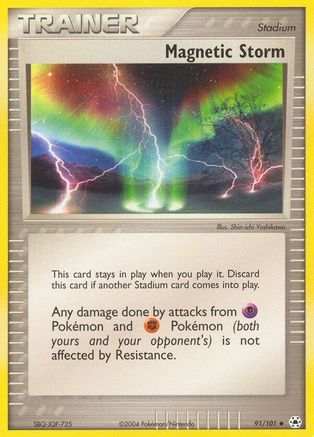 Magnetic Storm  - Reverse Holofoil Hidden Legends - Uncommon