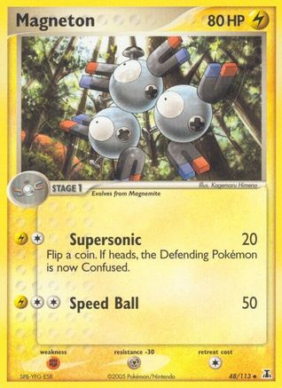 Magneton  - Reverse Holofoil Delta Species - Uncommon