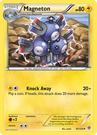 Magneton (45)  - Reverse Holofoil Plasma Storm - Uncommon
