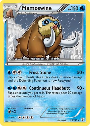 Mamoswine  Plasma Storm - Rare