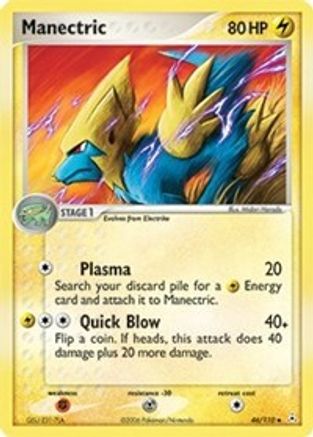 Manectric  - Reverse Holofoil Holon Phantoms - Uncommon