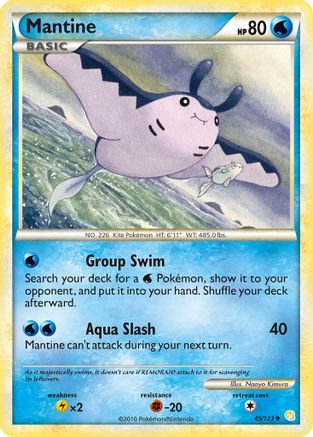 Mantine  HeartGold SoulSilver - Uncommon