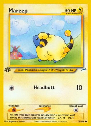 Mareep 075  - Unlimited Neo Destiny - Common