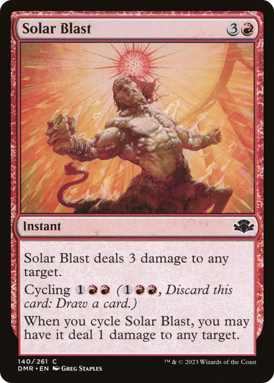 Solar Blast (DMR-140) - Dominaria Remastered Foil