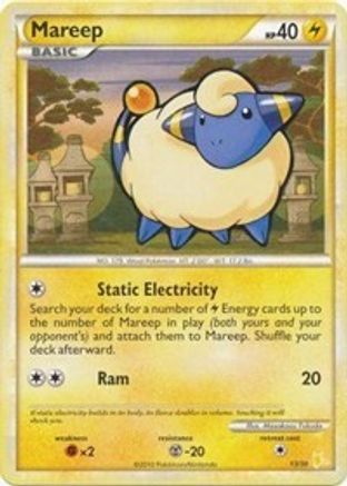 Mareep (#20)  HGSS Trainer Kit Gyarados & Raichu - Common