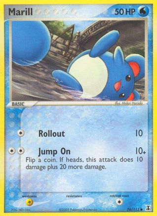 Marill  - Reverse Holofoil Delta Species - Common
