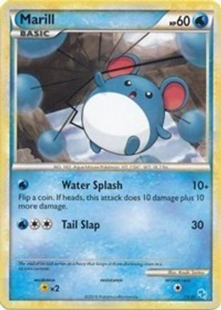 Marill (#24)  HGSS Trainer Kit Gyarados & Raichu - Common