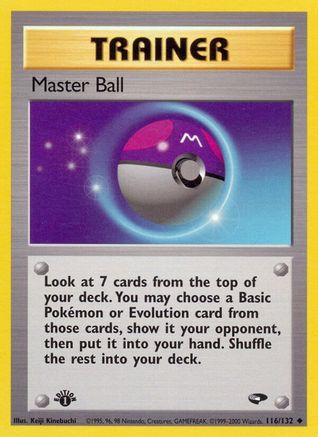 Master Ball 116  - Unlimited Gym Challenge - Uncommon