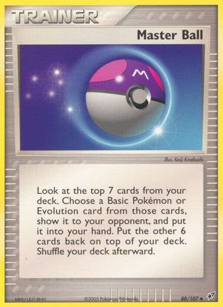 Master Ball  Deoxys - Uncommon