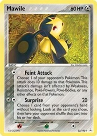 Mawile  - Reverse Holofoil Holon Phantoms - Rare