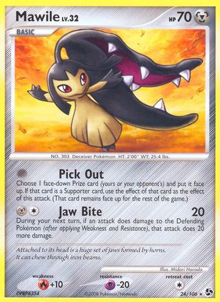 Mawile  - Reverse Holofoil Great Encounters - Rare