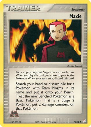 Maxie  Team Magma vs Team Aqua - Uncommon