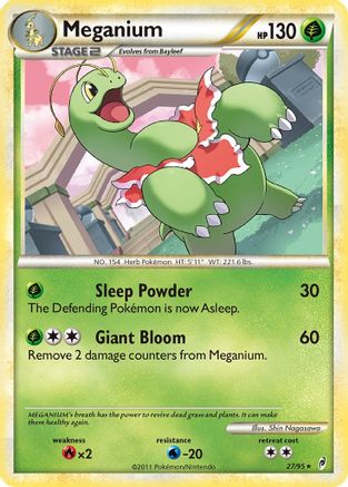 Meganium/95  Call of Legends - Rare