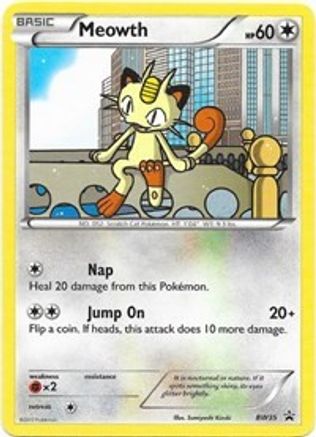 Meowth - BW35  Black and White Promos - Promo