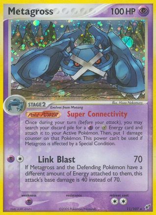 Metagross  - Holofoil Deoxys - Holo Rare