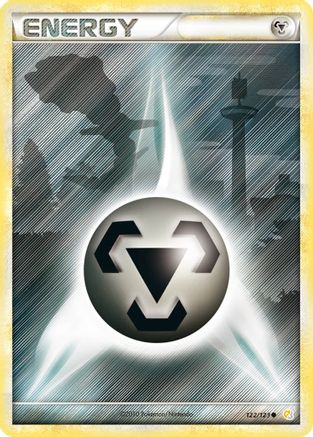 Metal Energy (Basic) 122/123  - Reverse Holofoil HeartGold SoulSilver - Common