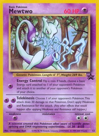 Mewtwo (12) 012  WoTC Promo - Promo