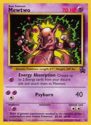 Mewtwo (14) 014  WoTC Promo - Promo