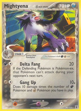 Mightyena (Delta Species)  Delta Species - Rare