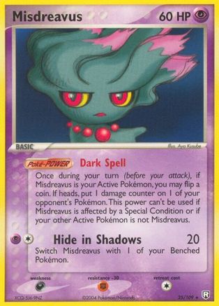 Misdreavus  Team Rocket Returns - Rare