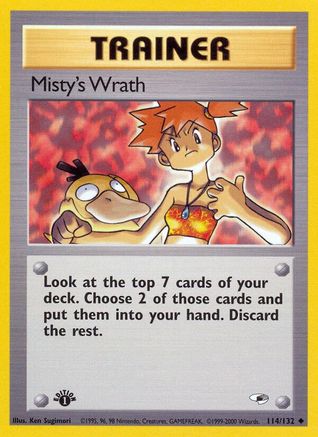 Misty's Wrath 114  - Unlimited Gym Heroes - Uncommon